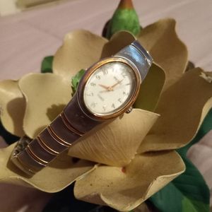 Seiko Vavice White Dial 2 tone S-Steel Womans' Watch